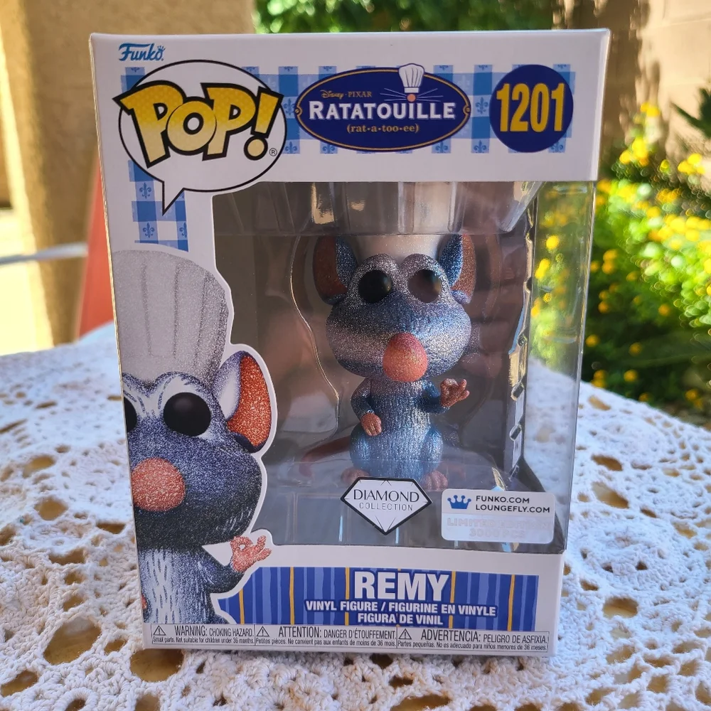 Ratatouille Remy Funko Pop! and Gusteau's Loungefly Mini Backpack Bundle